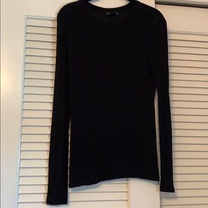 Trouve Black Long Sleeve Shirt
